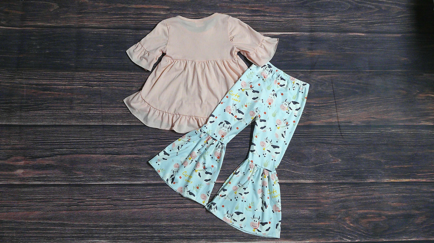 Cow Pants Set