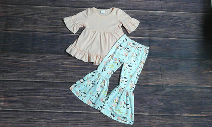 Cow Pants Set